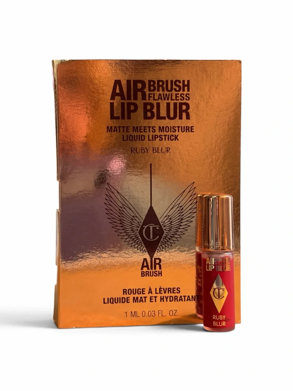 CT Airbrush Flawless Lip Blur Liquid Lipstick - Ruby Blur (Red)